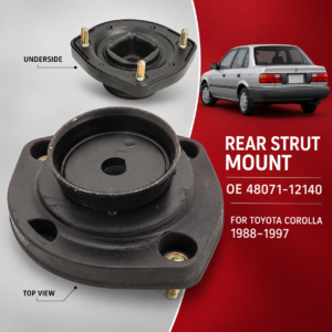 Factory Wholesale Rear Shock Absorber Mount 48071-12140 for Toyota Corolla AE100 AE101 AE111 Suspension Rubber Support