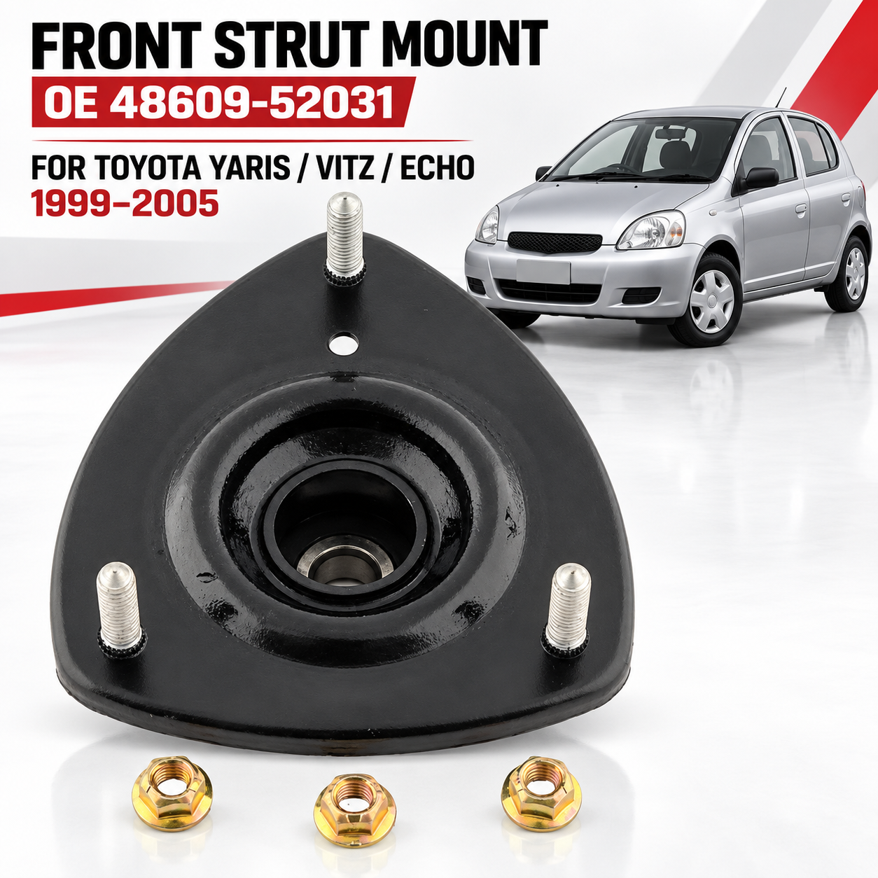 Direct Fit Front Strut Mount 48609-52031 for Toyota Yaris Vitz Echo Scion xB Automotive Chassis Parts