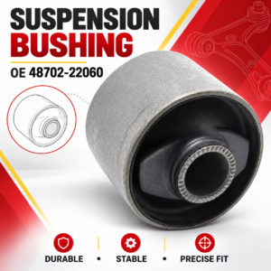 OEM 48702-22060 Auto Suspension Parts Upper Control Arm Rubber Bushing For Toyota Carina Celica