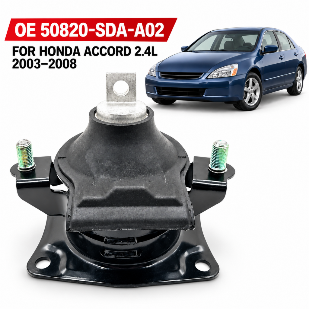 Premium Hydraulic Right Engine Mount 50820-SDA-A02 for Honda Accord CL7 CL9 2003-2008 2.4L Manual Transmission Support