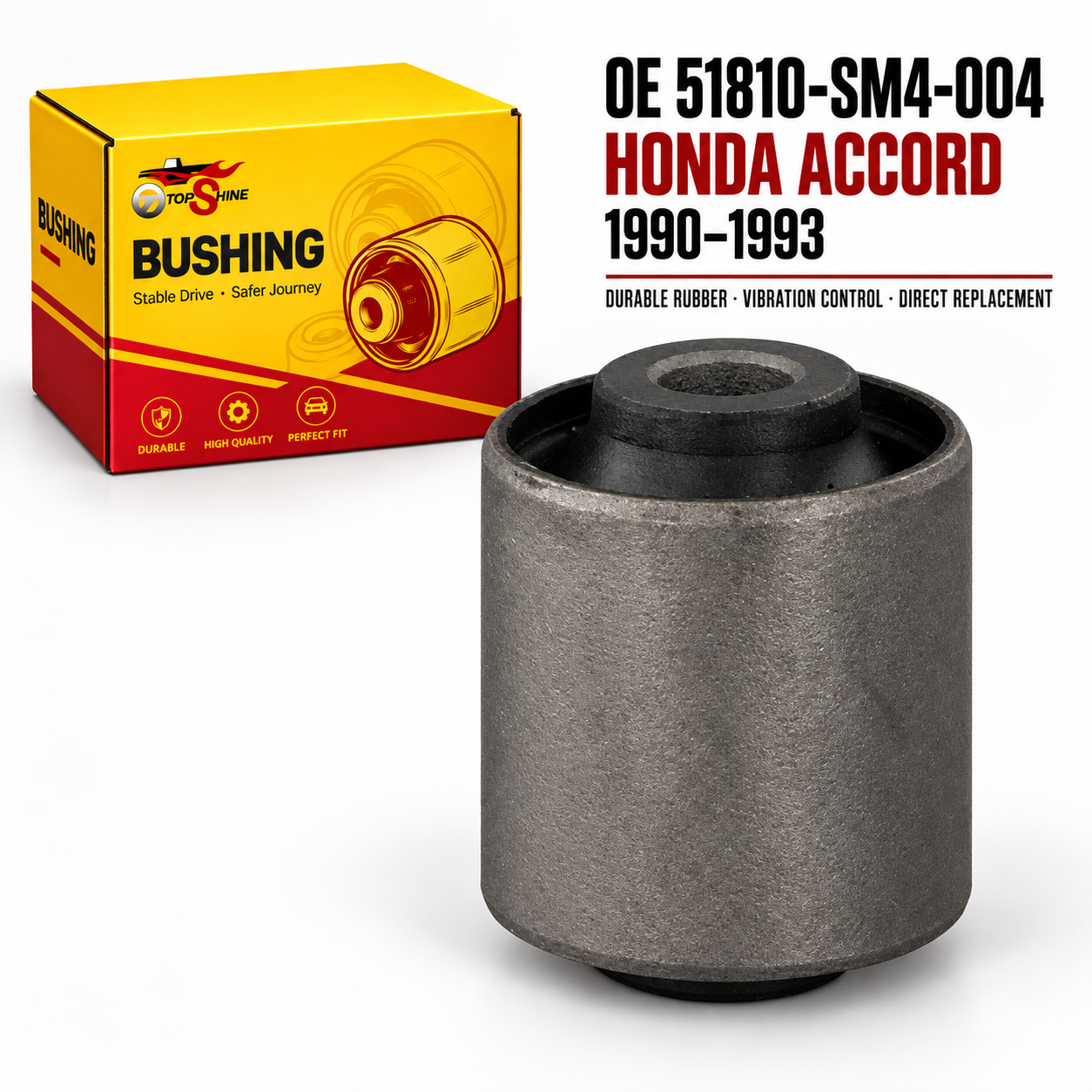 51810-SM4-004 Front Lower Control Arm Bushing for Honda Accord | Suspension Arm Bushing Wholesale