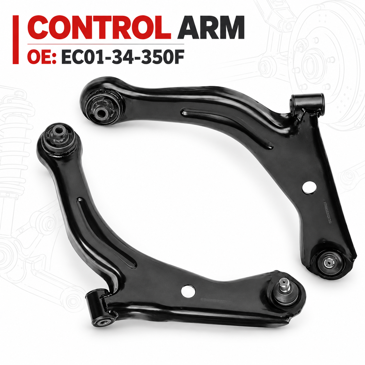 EC0134350F OE Replacement Front LH Lower Control Arm Assembly Fit Ford Escape Mazda Tribute Mercury Mariner 01‑07