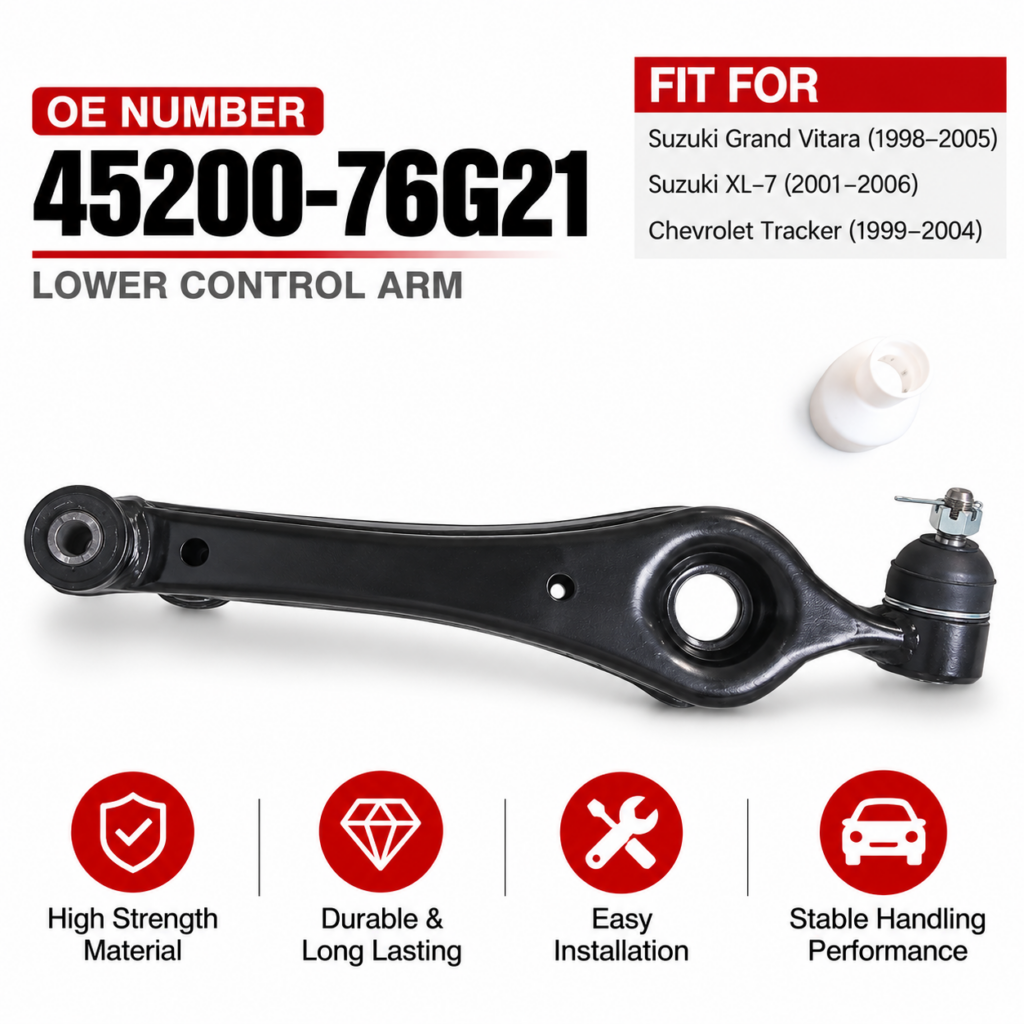 45200-76G21 Front Lower Control Arm for Suzuki | OEM Quality Auto Suspension Parts Wholesale
