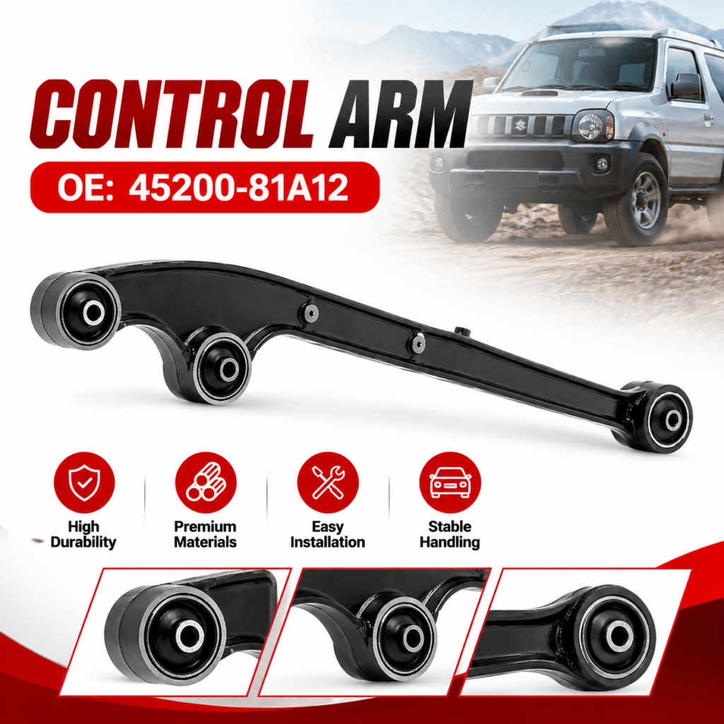 45200-81A12 Front Lower Control Arm for Suzuki | Reliable Aftermarket Suspension Parts Supplier