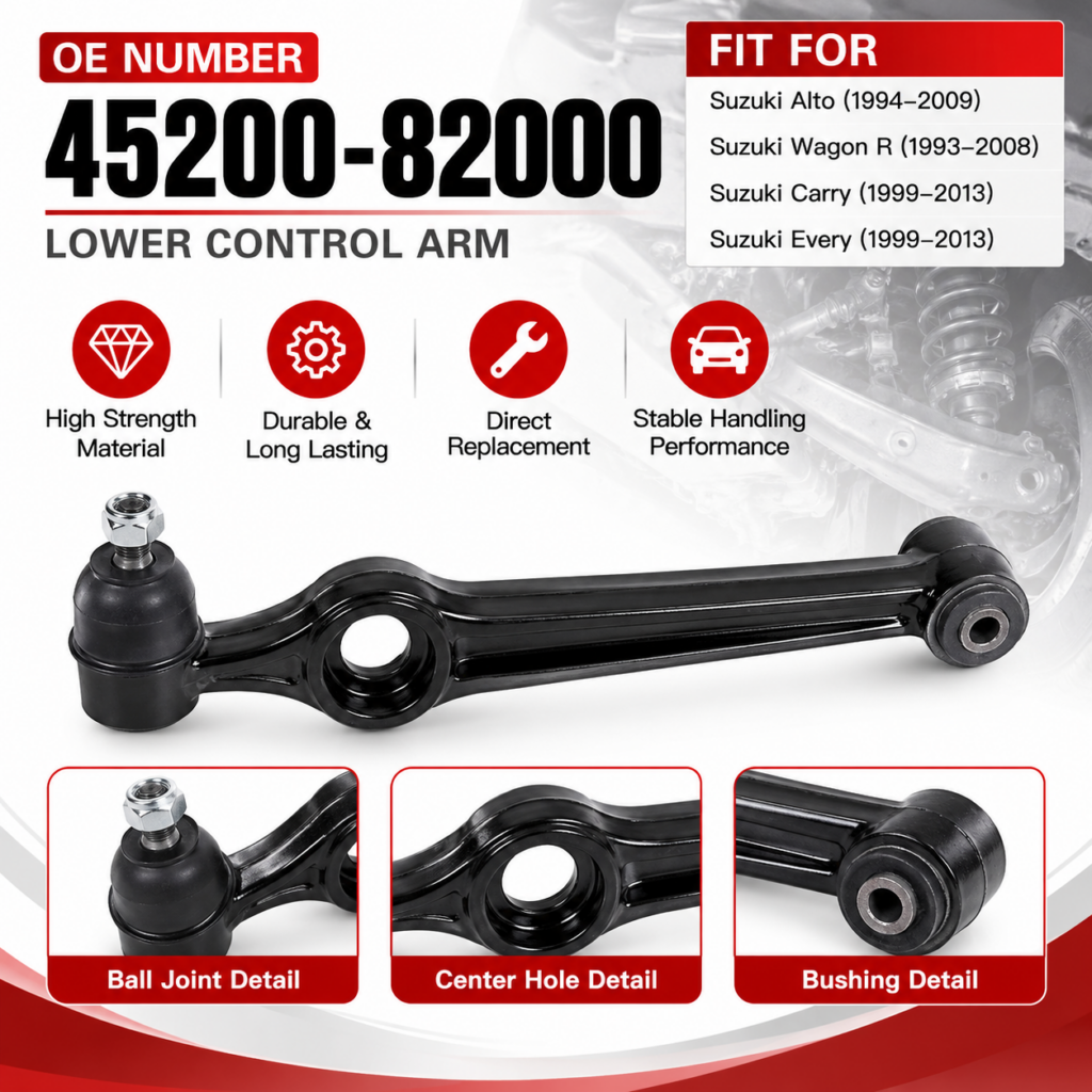 45200-82000 Front Lower Control Arm for Suzuki | High Performance Suspension Parts Wholesale