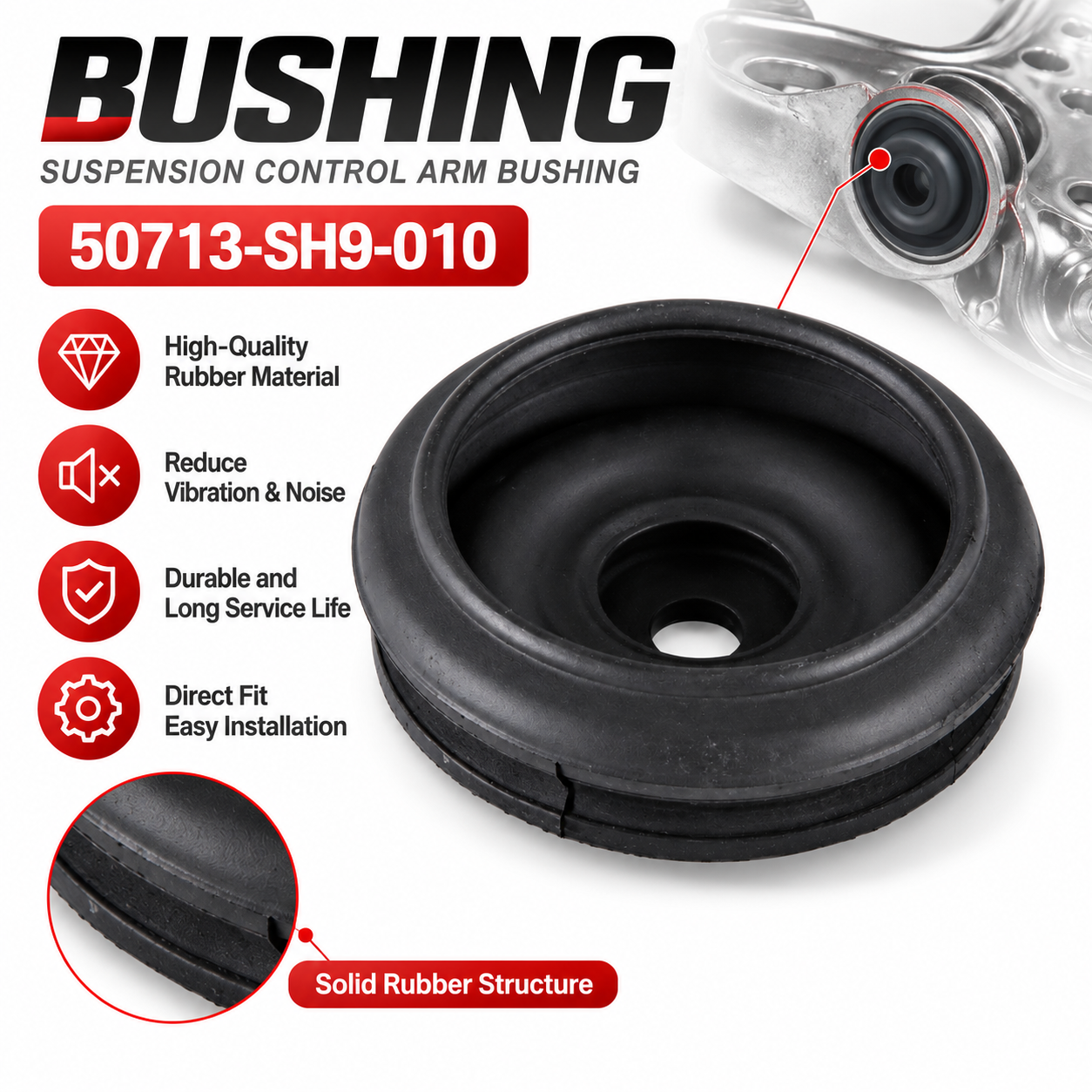 50713-SH9-010 Engine Mount for Honda Odyssey | Aftermarket Motor Mount Wholesale Supplier