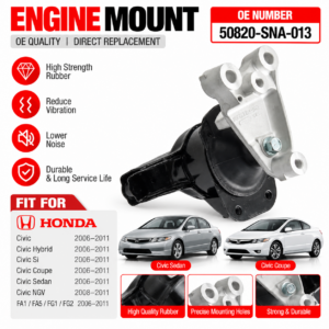 50820-SNA-013 Engine Mount for Honda Civic 2006–2011 | Aftermarket Motor Mount Replacement Wholesale