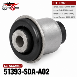 51393-SDA-A02 Front Lower Control Arm Bushing for Honda Accord 7th Gen High Quality Aftermarket Suspension Rubber Bushing Wholesale