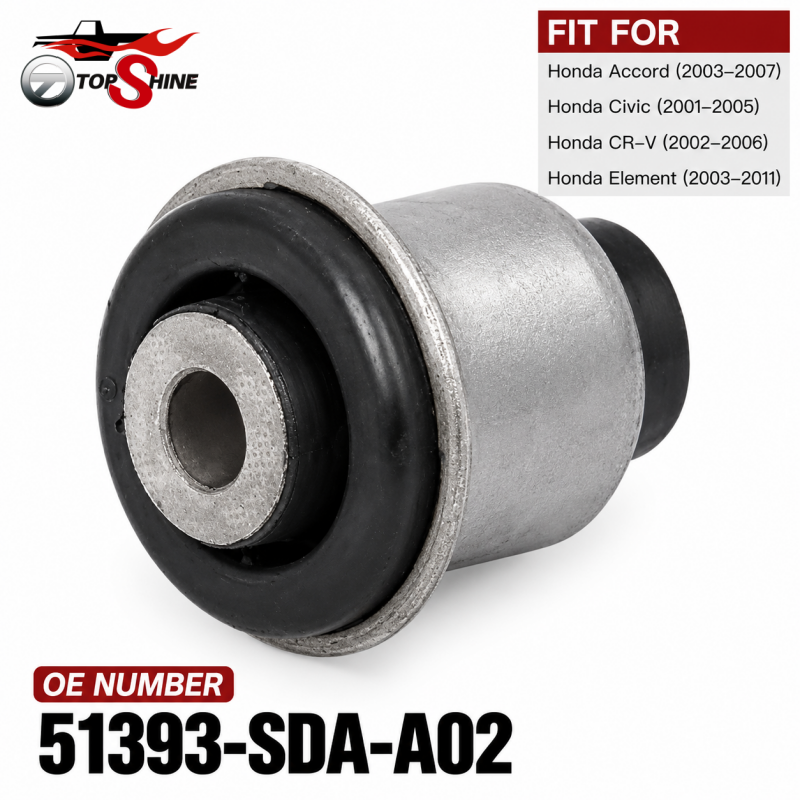 51393-SDA-A02 Front Lower Control Arm Bushing for Honda Accord 7th Gen High Quality Aftermarket Suspension Rubber Bushing Wholesale