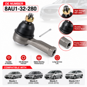 8AU1-32-280 Durable Steering Tie Rod End for Mazda Pickup | Topshine