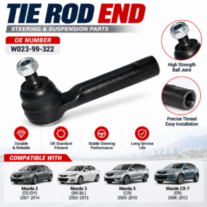 W023-99-322 Right Outer Tie Rod End for Mazda Titan Truck | Topshine